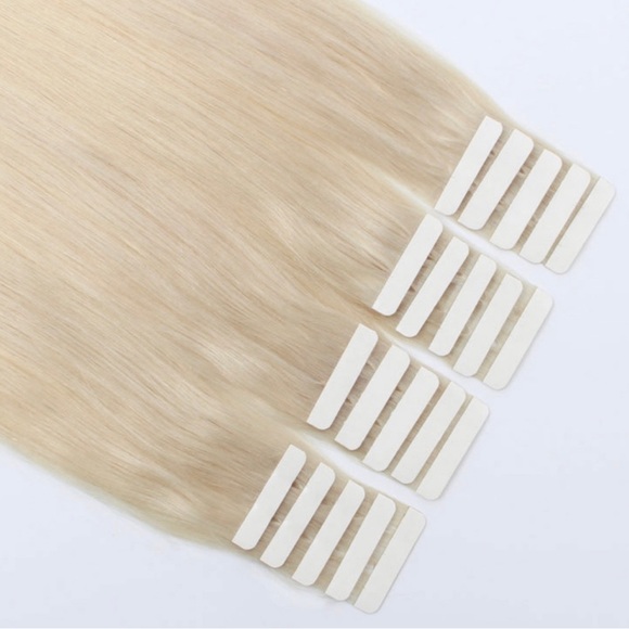 New in box Amazing hair beauty extensions Platinum blonde 16” Amazing deal!! - Picture 4 of 11